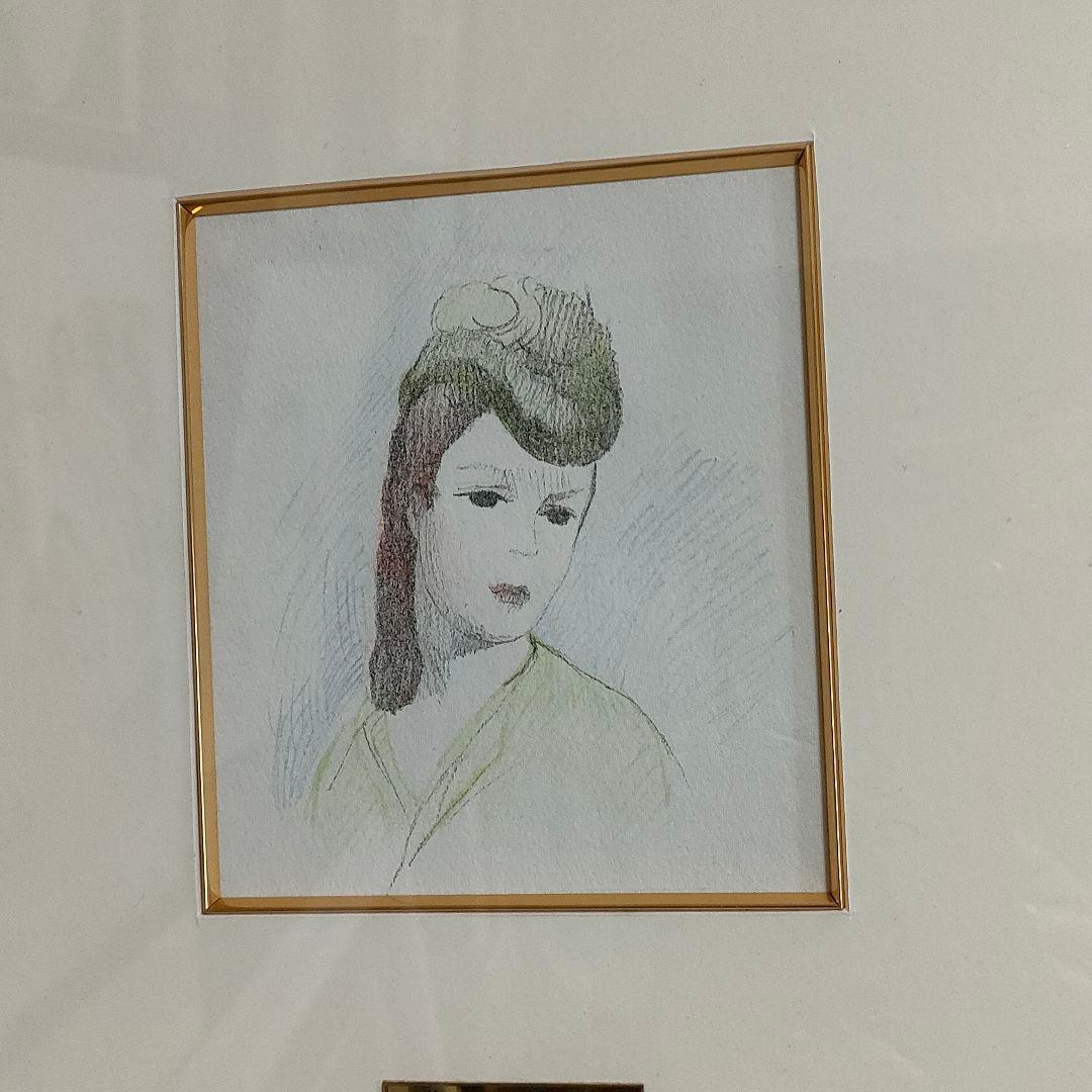 マリーローランサン　園遊会「ロザベルリトグラフ」