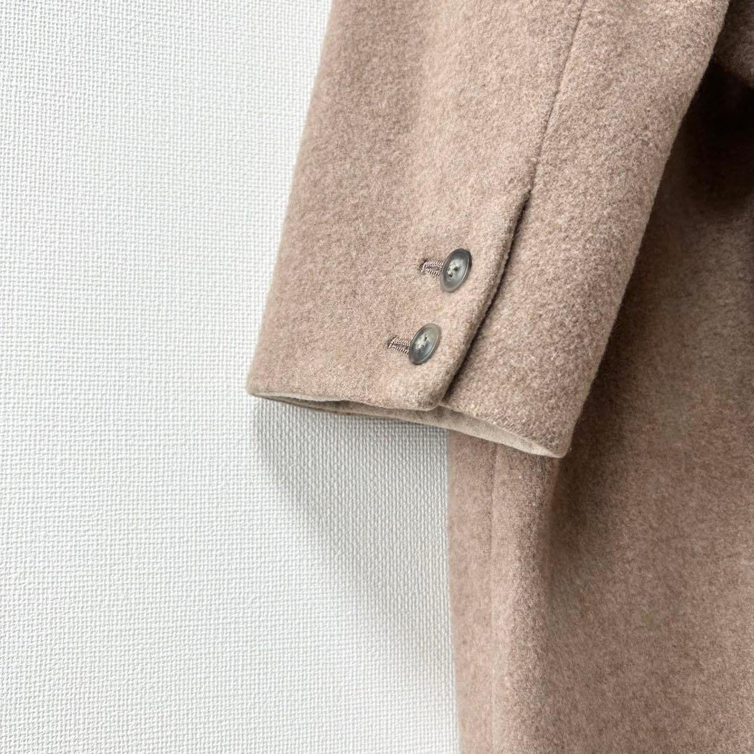 北欧、暮らしの道具店 3WAYアレンジ襟のかろやかチェスターコート　ベージュ