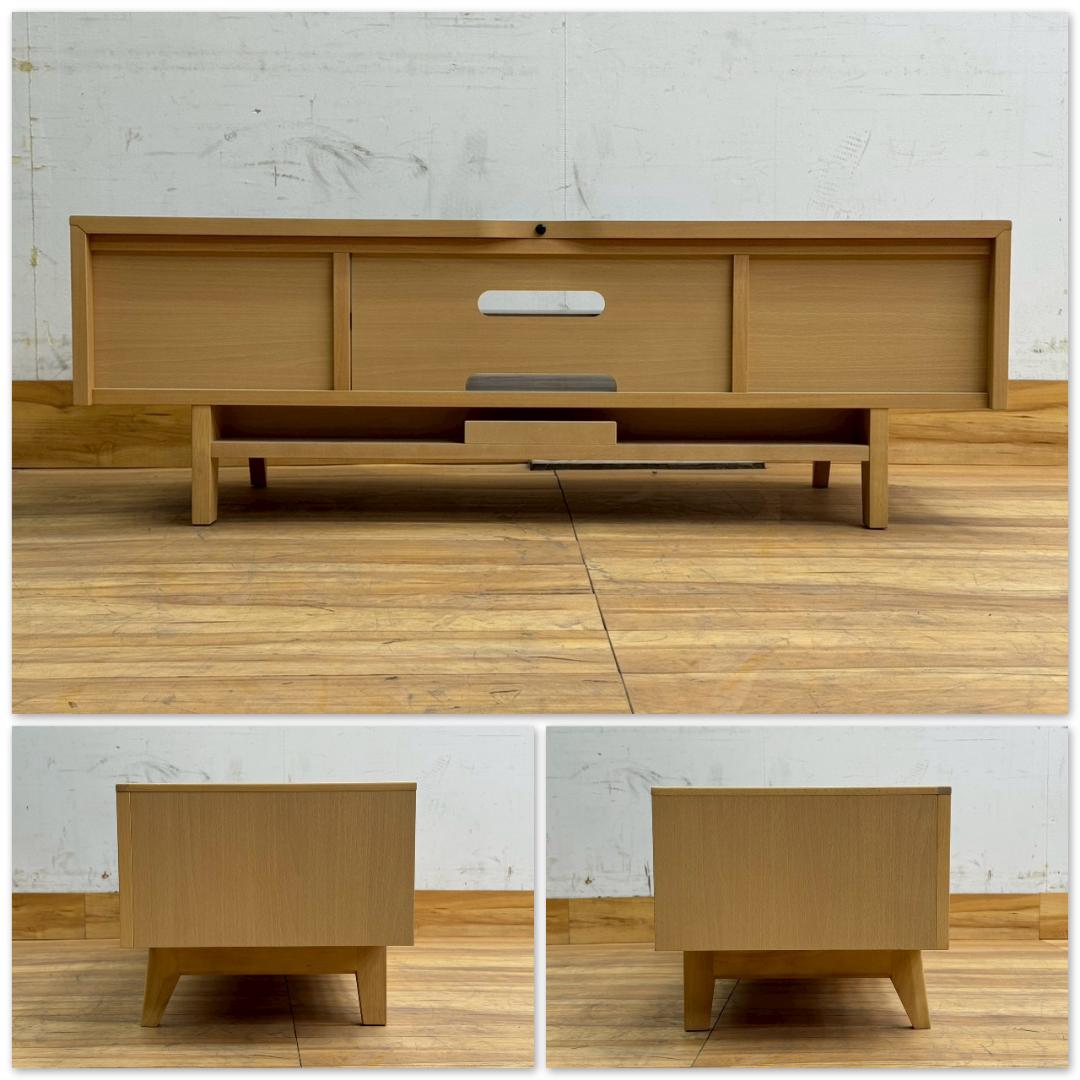 T1476展示品☆karimoku　カリモク　テレビボード　テレビ台　ローボード