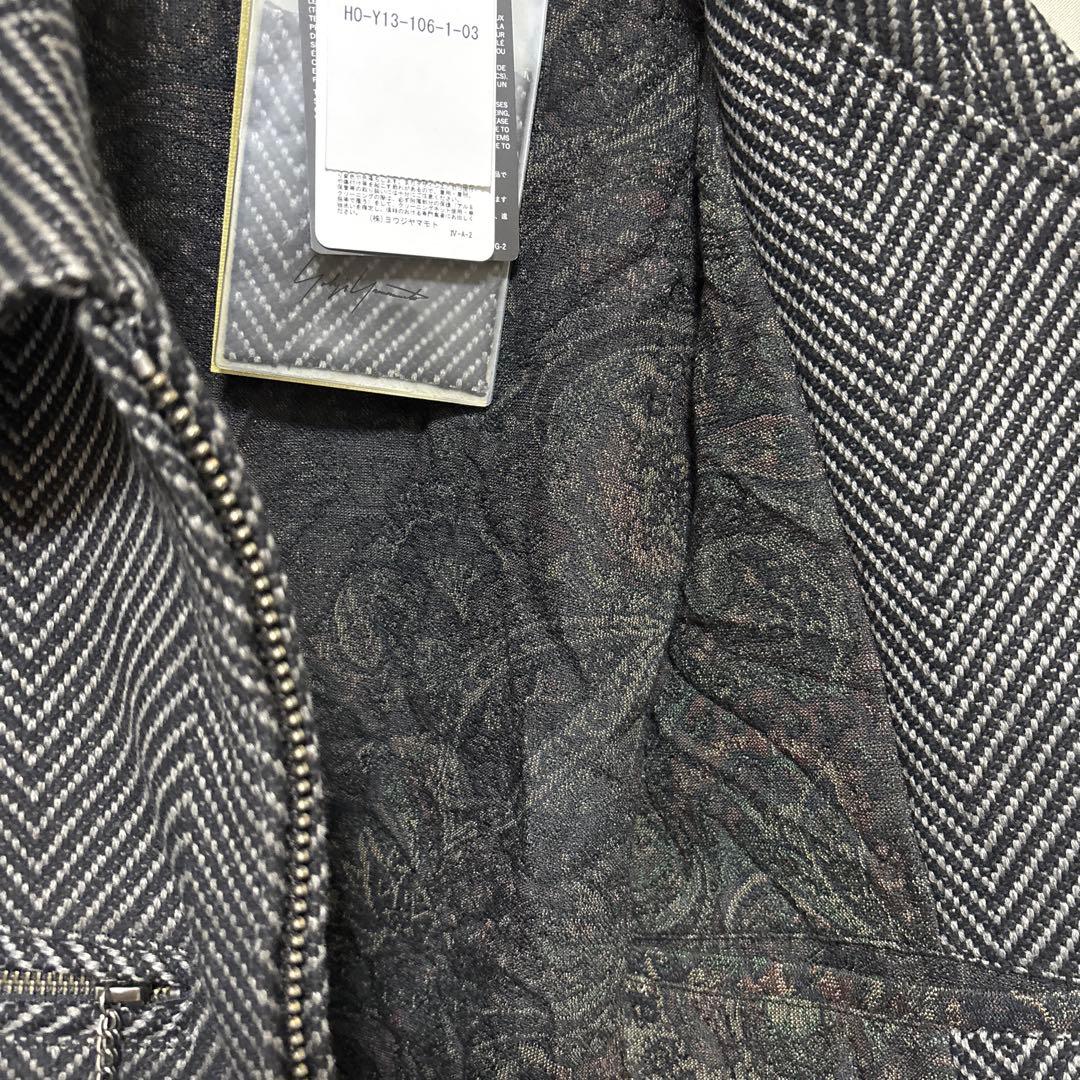 タグ付きYohji Yamamoto 24AW ヘリボーンブルゾン LOOK14