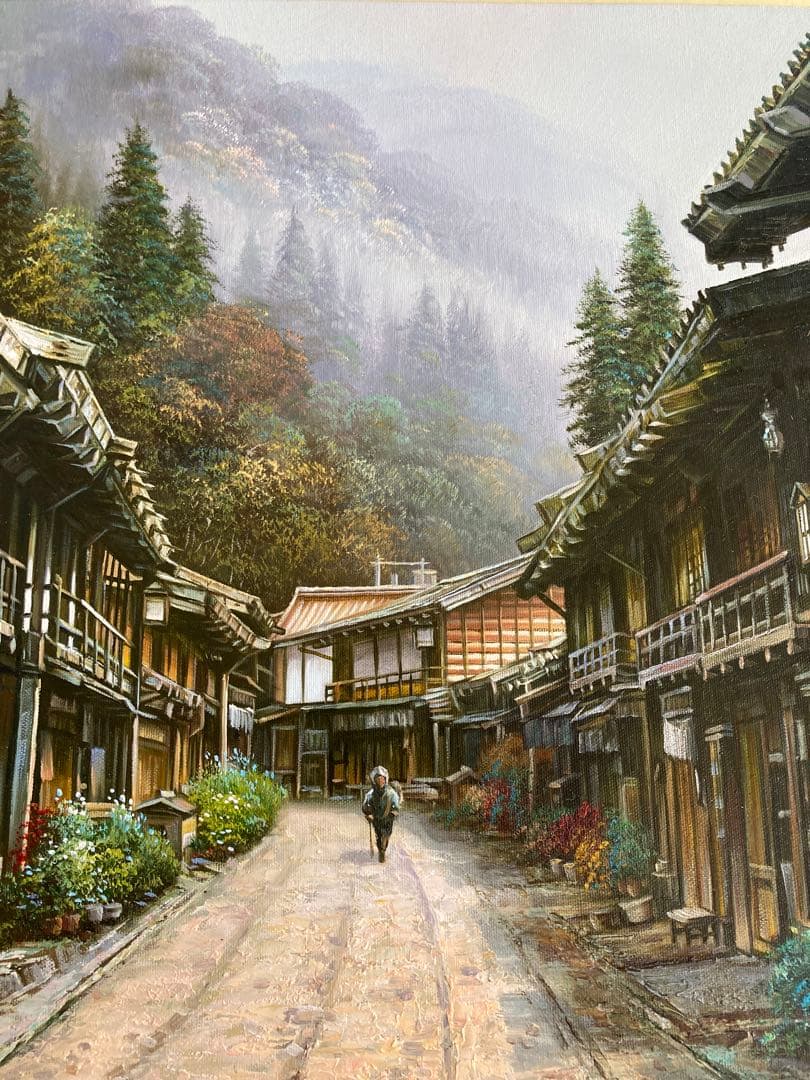 油絵　絵画　風景画　日本画