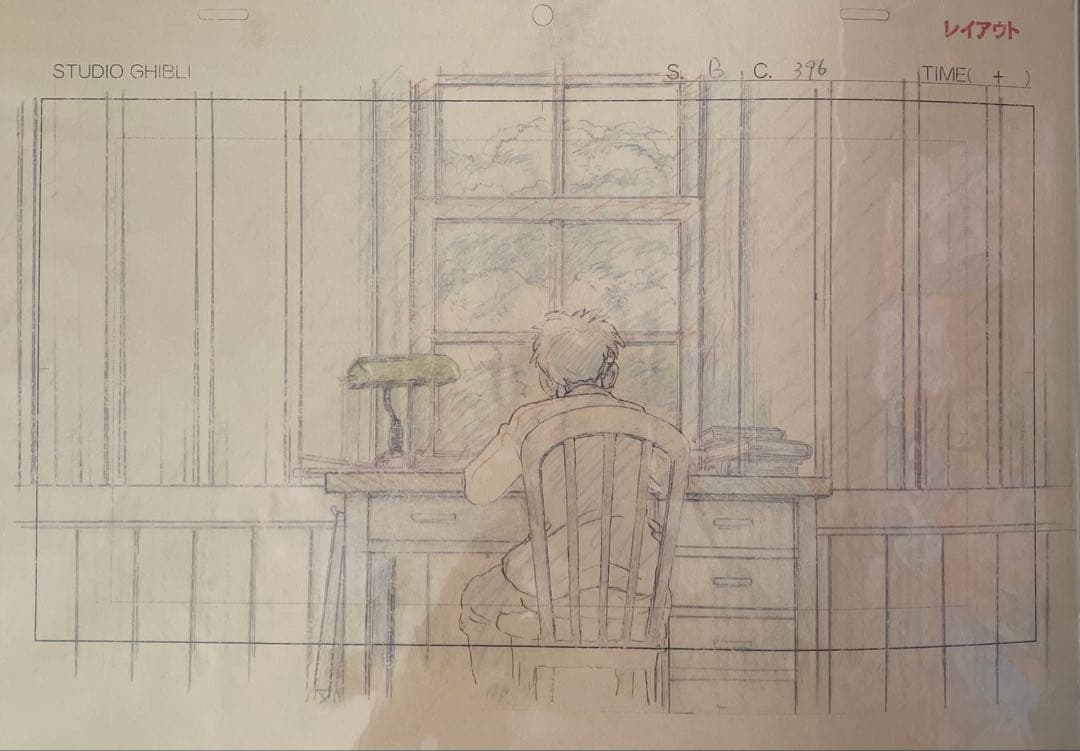 【激レア】君たちはどう生きるか　宮崎駿　レイアウト図　ポスター　B2サイズ