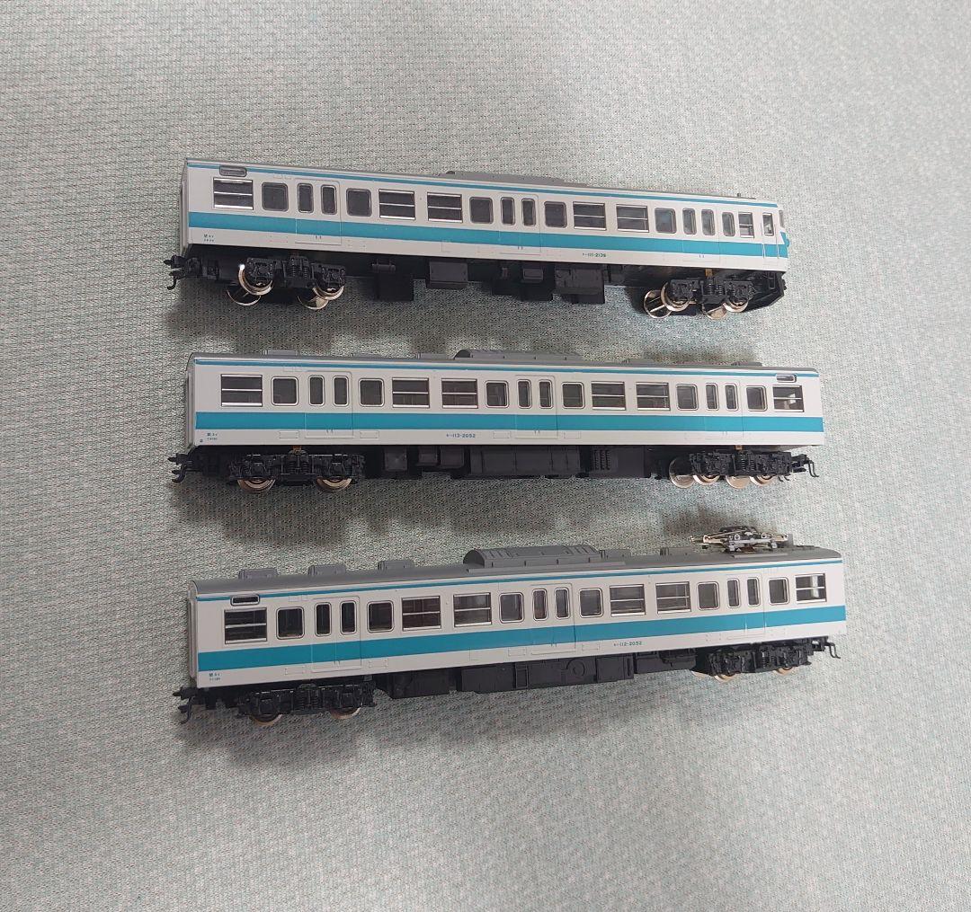 JR 113系 阪和線 阪和快速色 前連結可 3両+オマケ1両