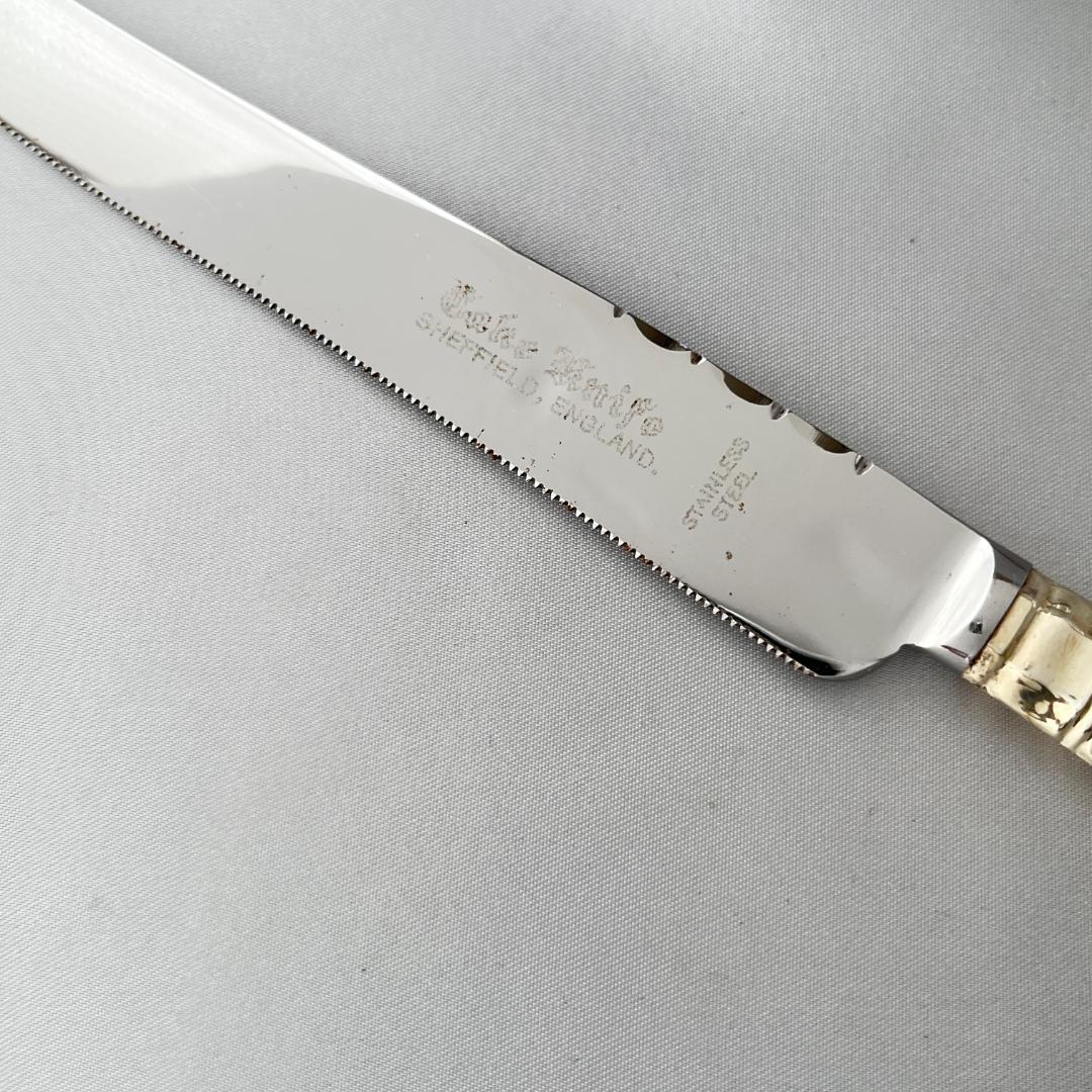 【Harrison Brothers】【純銀ハンドル】キングス　サーバーナイフ