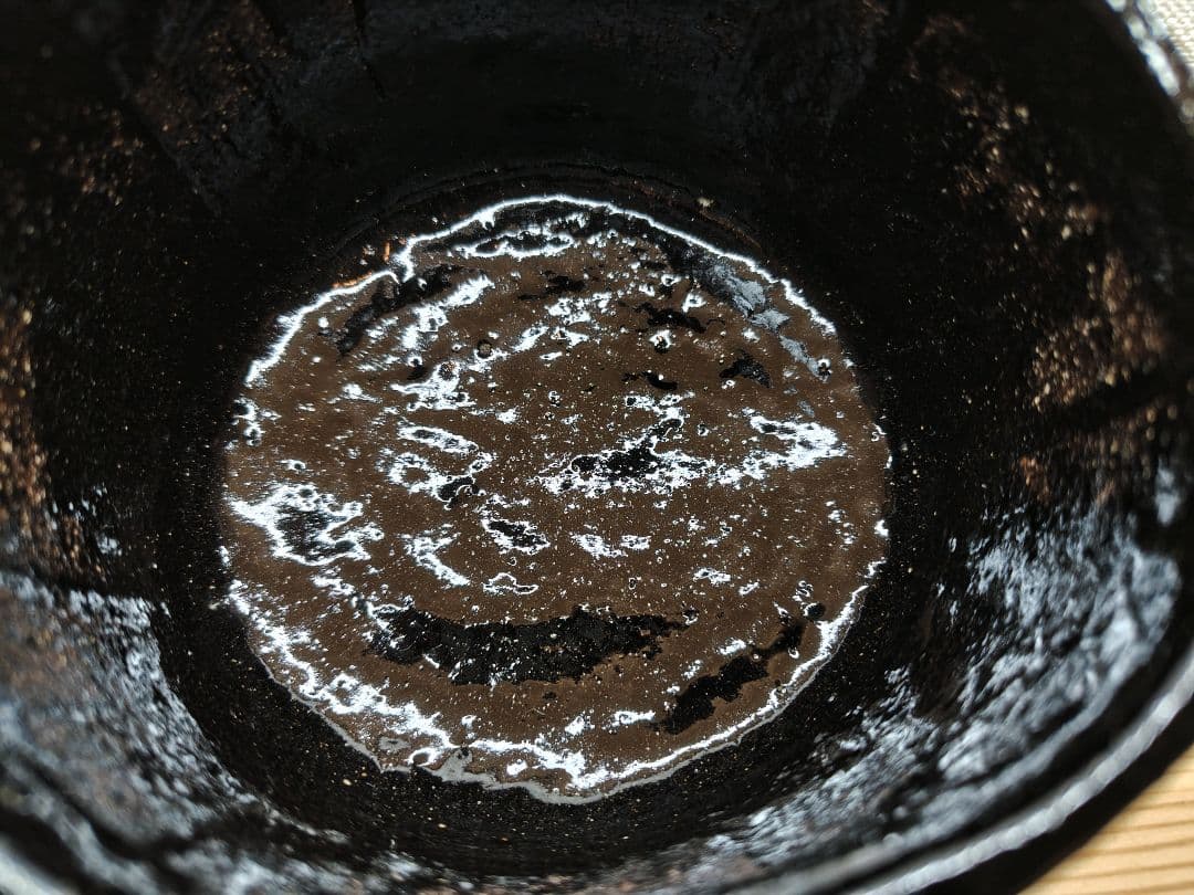 てつ 送料込【逢絢亭】茶道具 茶碗 大樋焼 光悦 鉄壁茶碗 大樋長左衛門