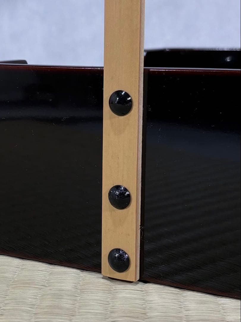 山中塗　塗師 二代 助田宗明造　竹手付 煙草盆　美品　共箱　茶道具　送料込