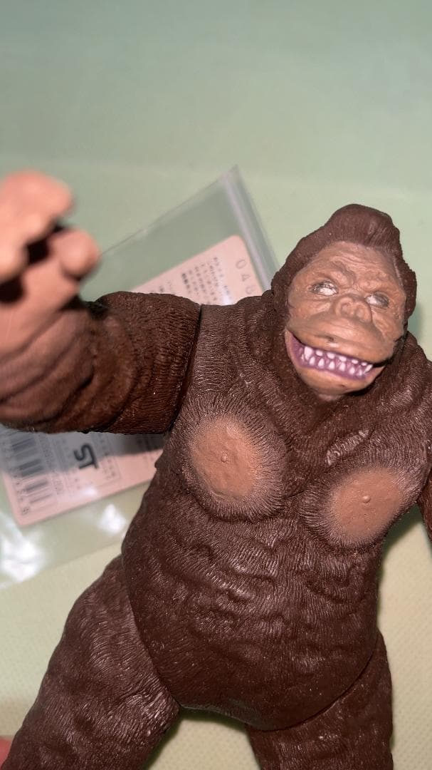 タグ付 バンダイ キングコング対ゴジラ キングコング ソフビ キンゴジ 当時物