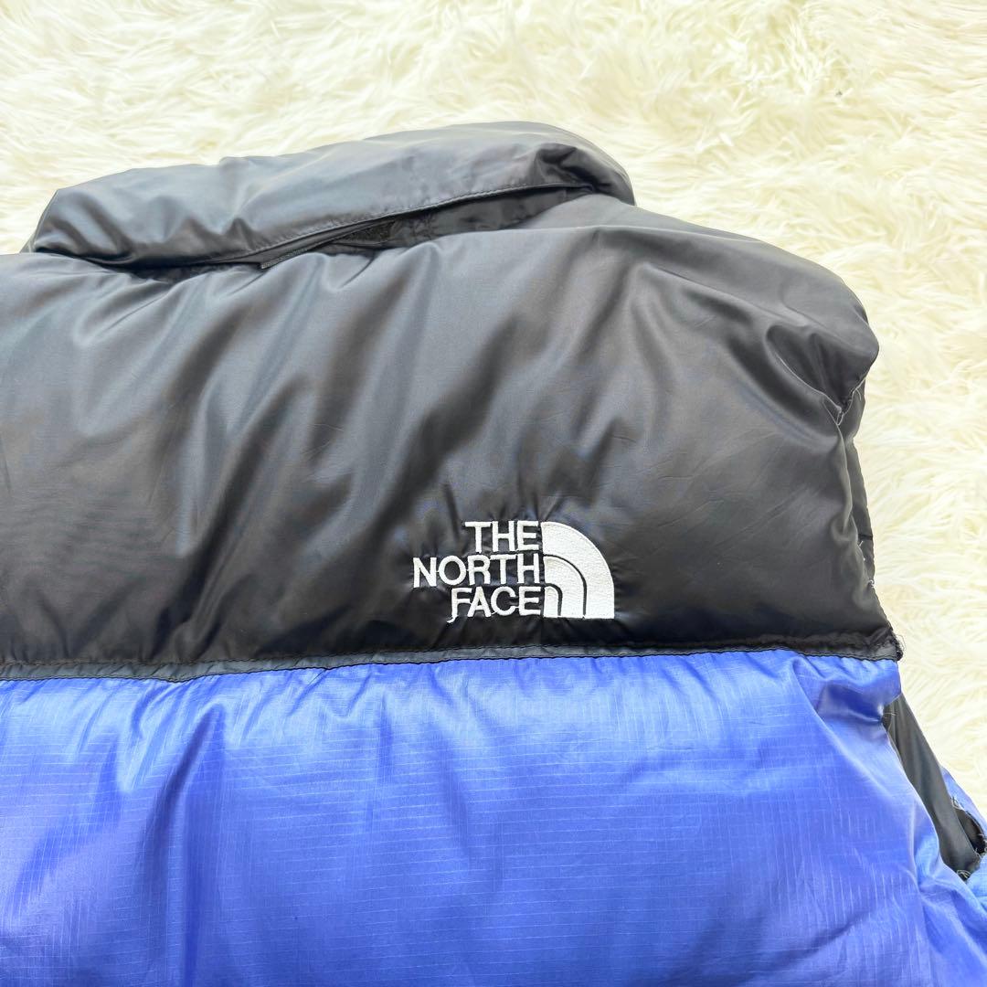 ✨美品✨THE NORTH FACE ヌプシ ダウンベスト S ブルー×ブラック
