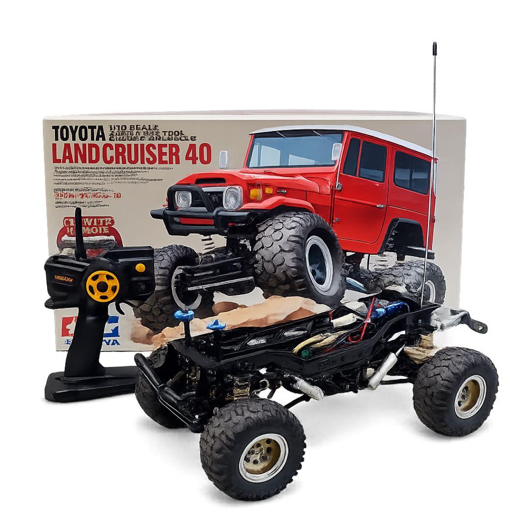 タミヤ　ランドクルーザー40&ハマーH2クリアボディ