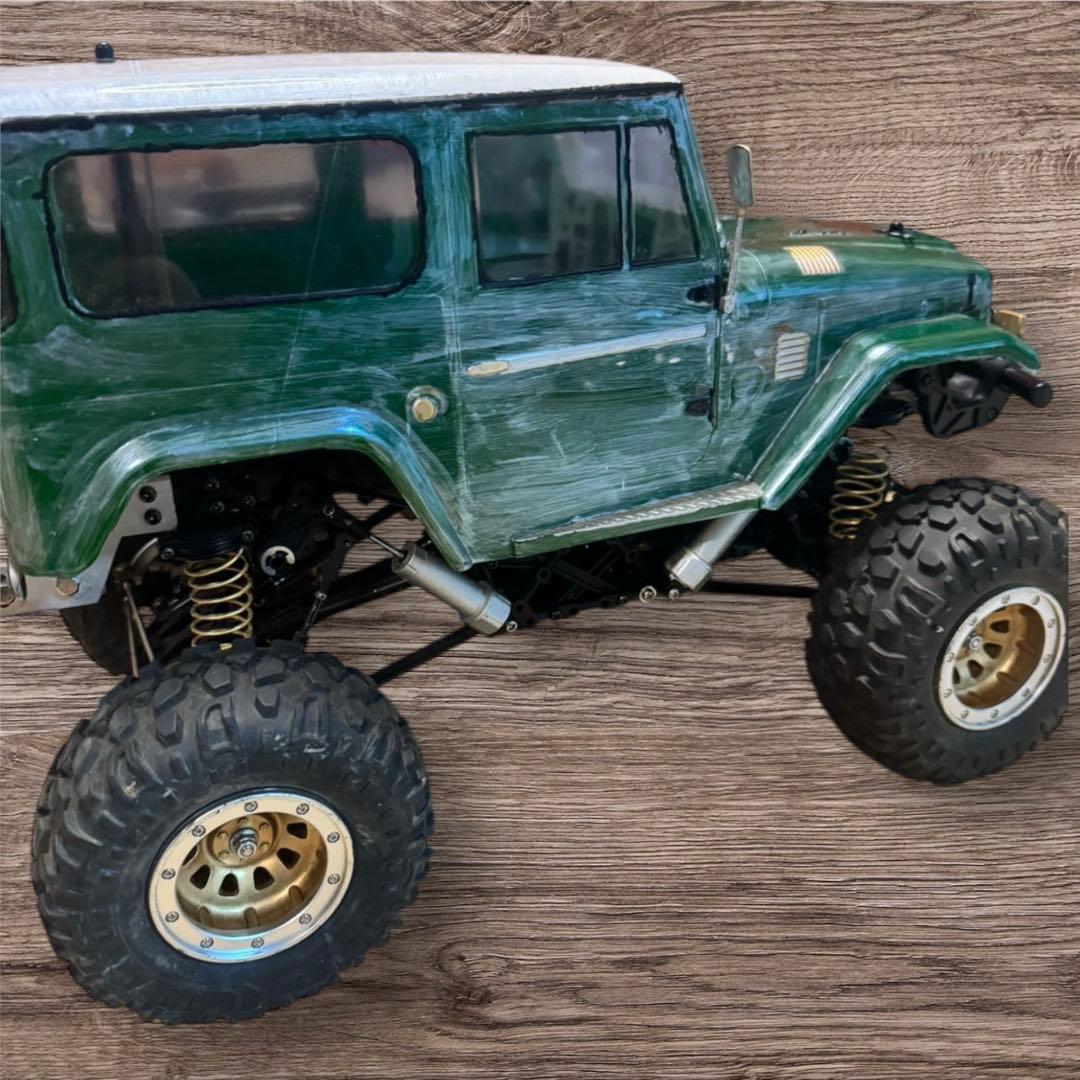 タミヤ　ランドクルーザー40&ハマーH2クリアボディ