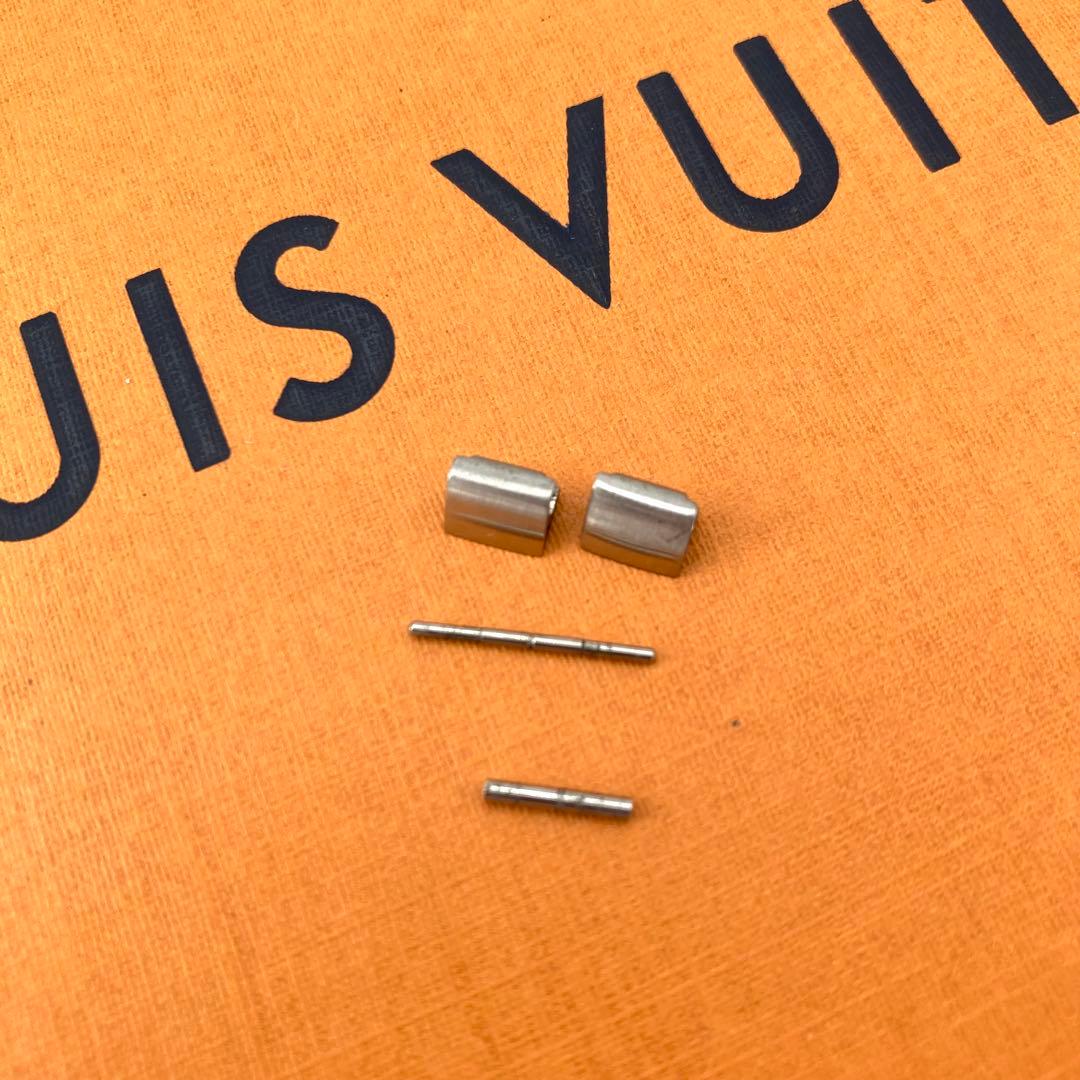 美品 ルイヴィトン タンブール 純正 ステンレスベルト シルバー B90520