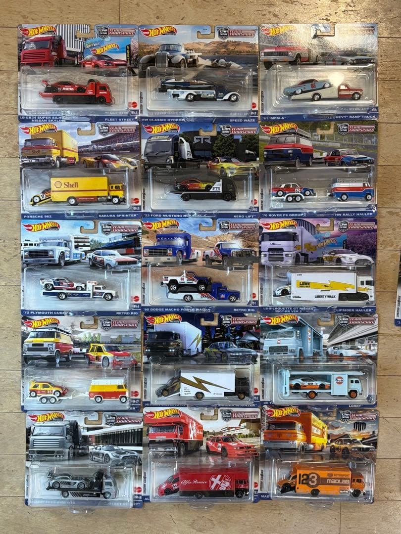 ホットウィール チームトランスポート まとめ売り