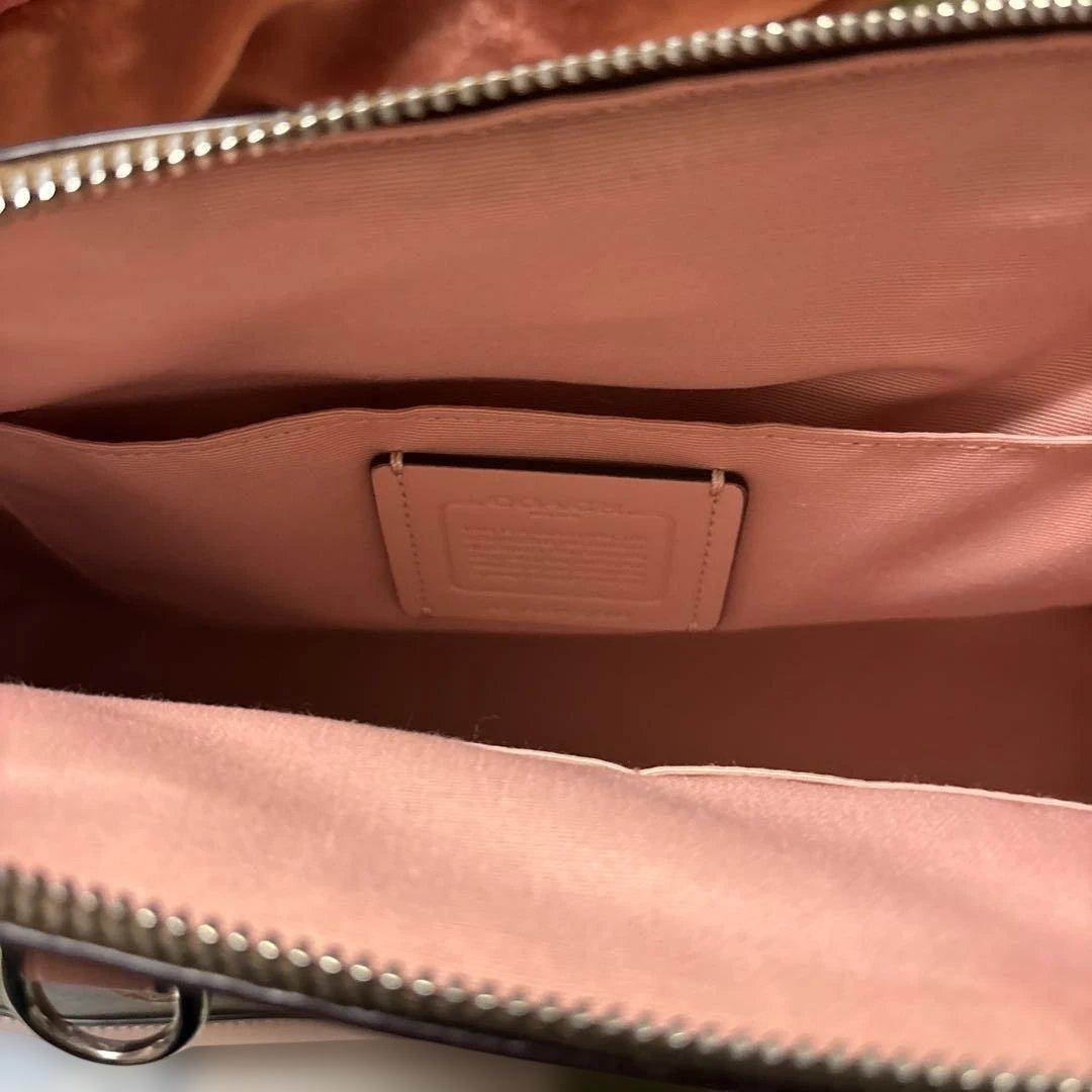 未使用品　COACH ハンドバッグ ブラウン/ピンク