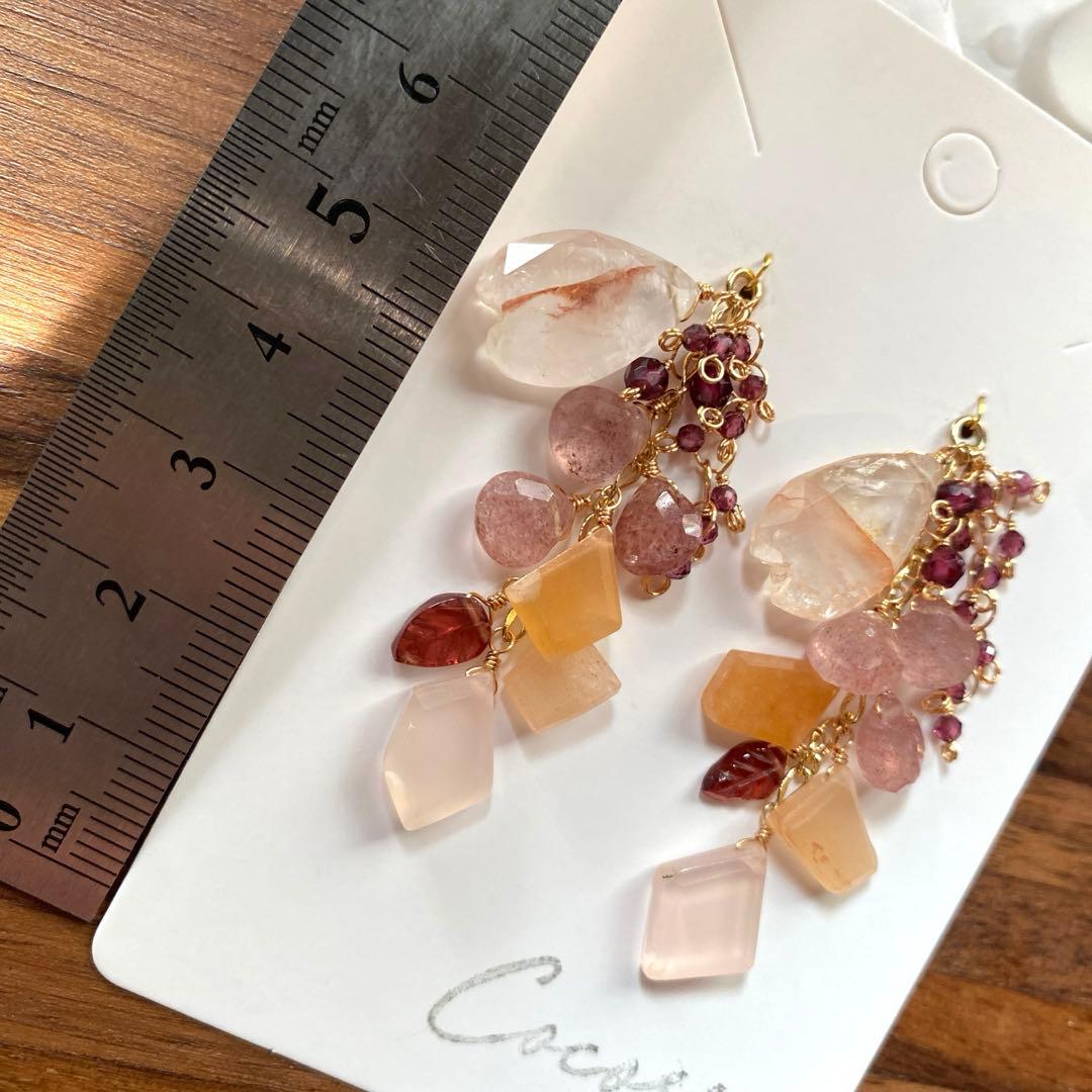 れい様＊天然石チャーム