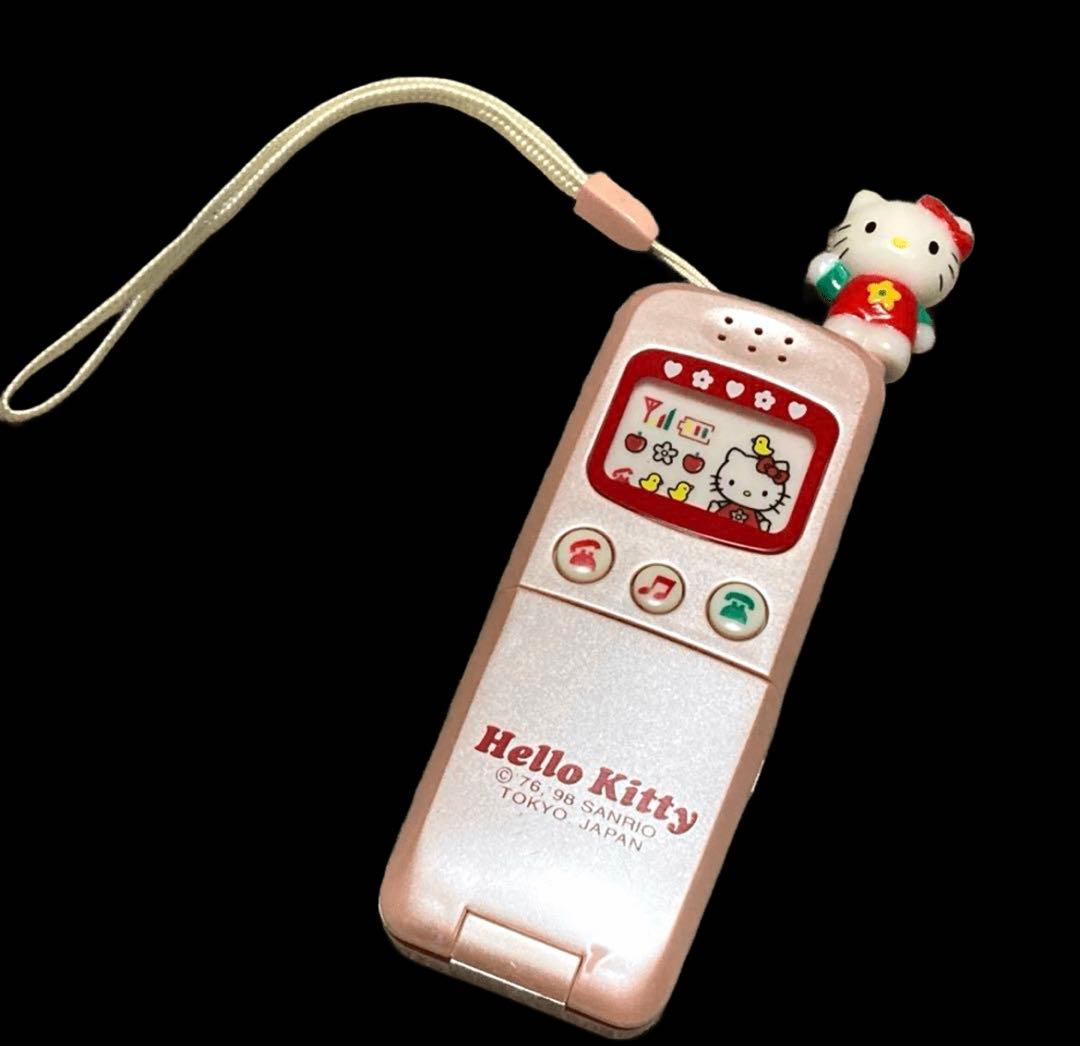 ハローキティ おしゃべりピッチ 入手困難おもちゃガラケー 激レア　動作確認済み