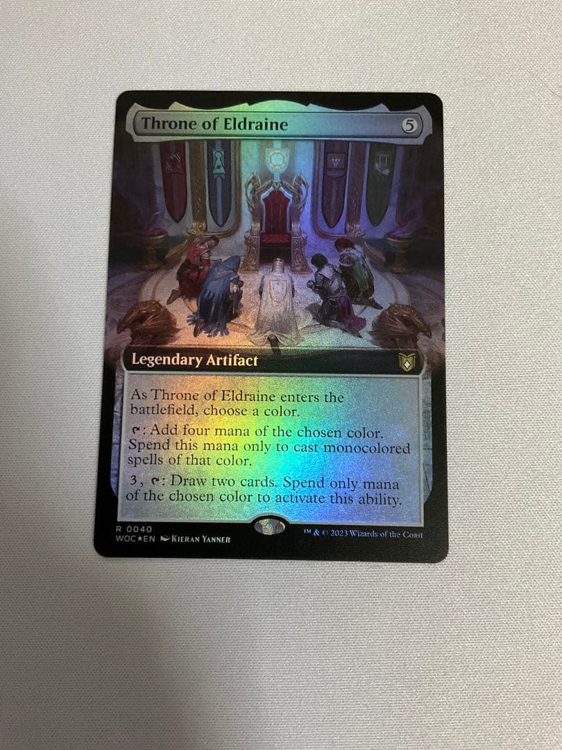 エルドレインの玉座/Throne of Eldraine mtg 拡張Foil