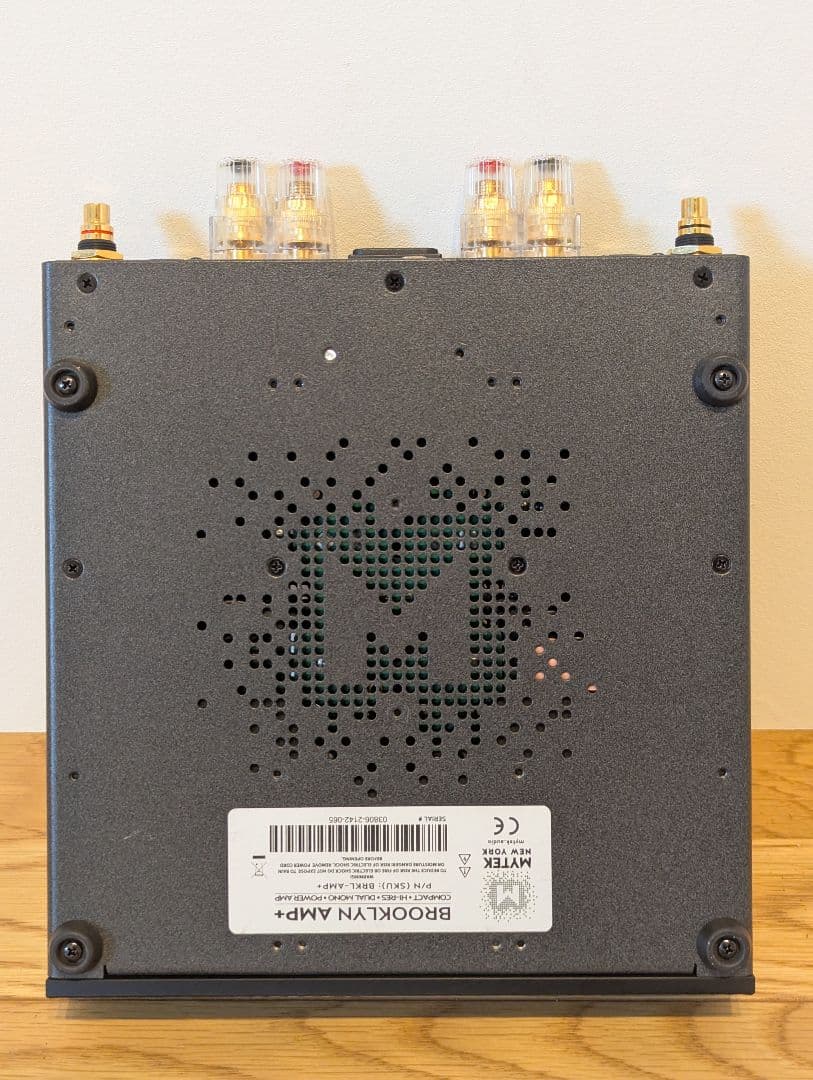 Mytek BROOKLYN AMP+ ブラック パワーアンプ