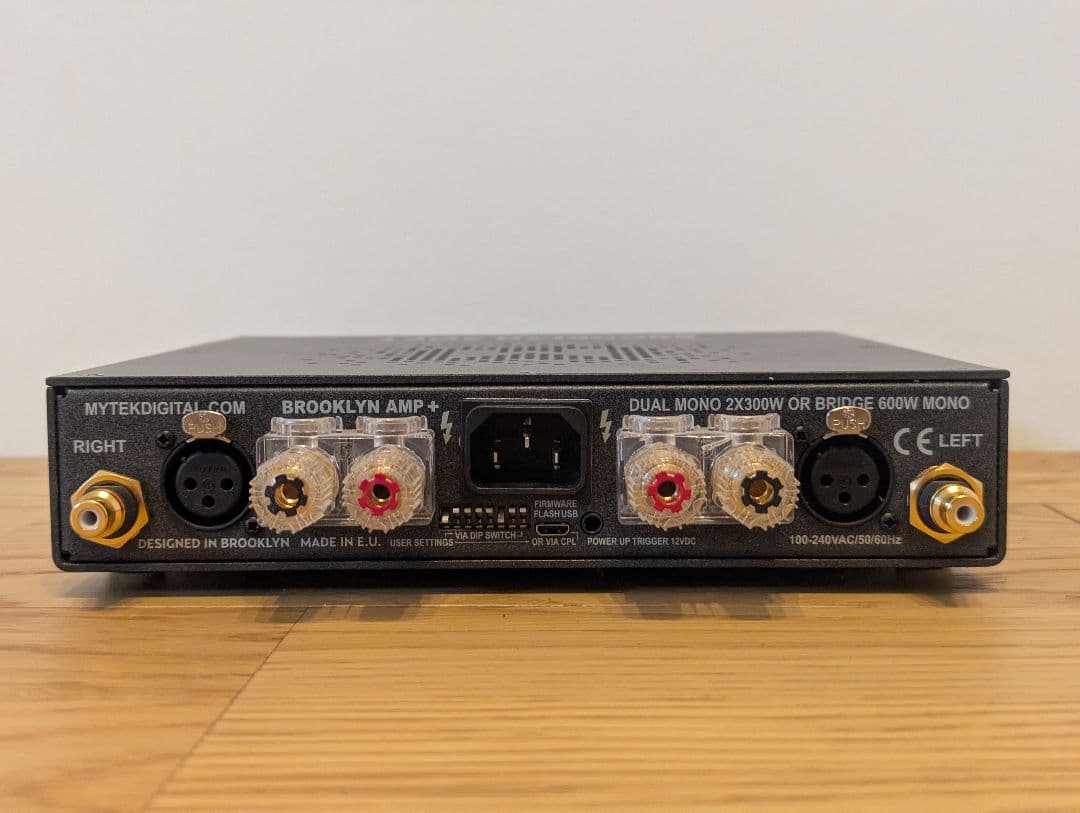 Mytek BROOKLYN AMP+ ブラック パワーアンプ