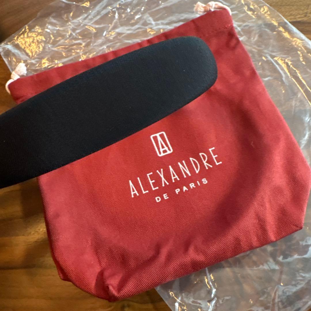 新品未使用　アレクサンドルドゥパリ　カチューシャ　ブラック