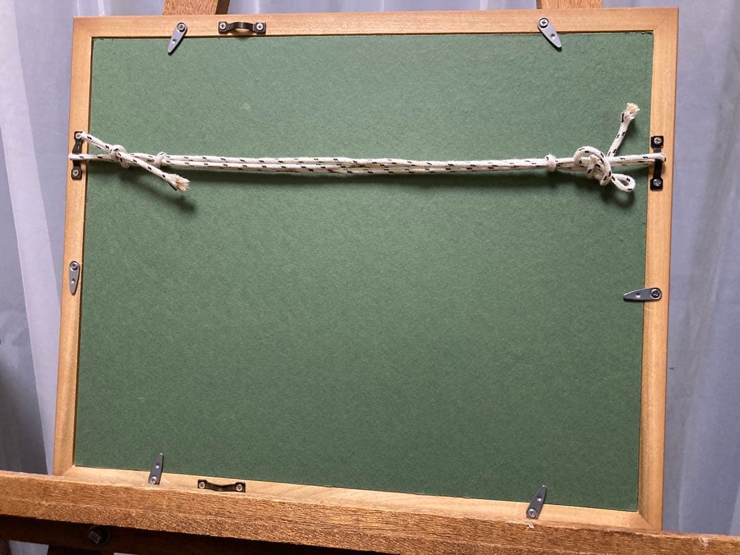 油彩　油絵　肉筆　風景画　小山オサム　SM 直筆サイン有　額新品