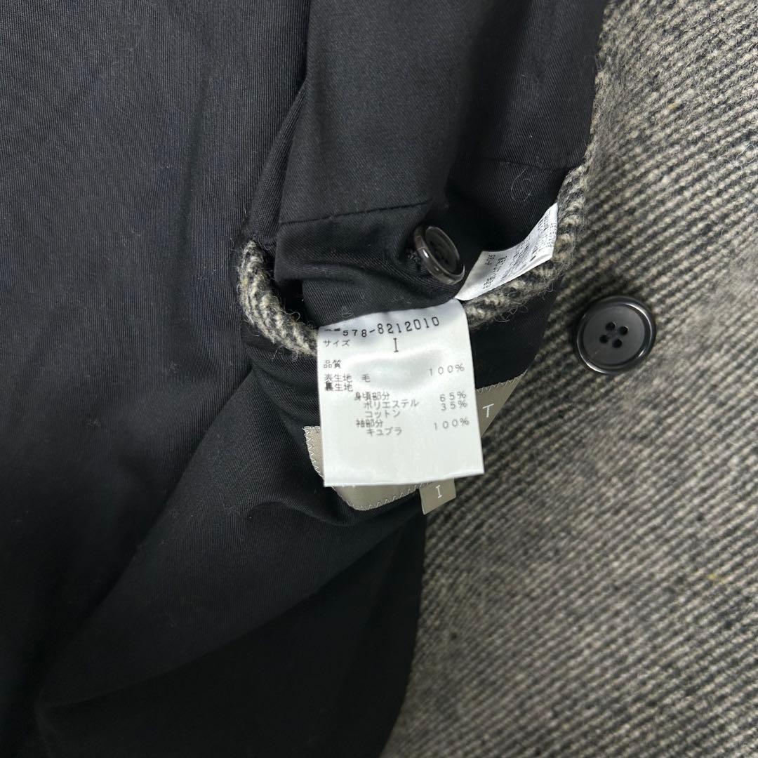 マーガレットハウエル 近年モデルヘリンボーンダブルチェスターコート ユニセックス