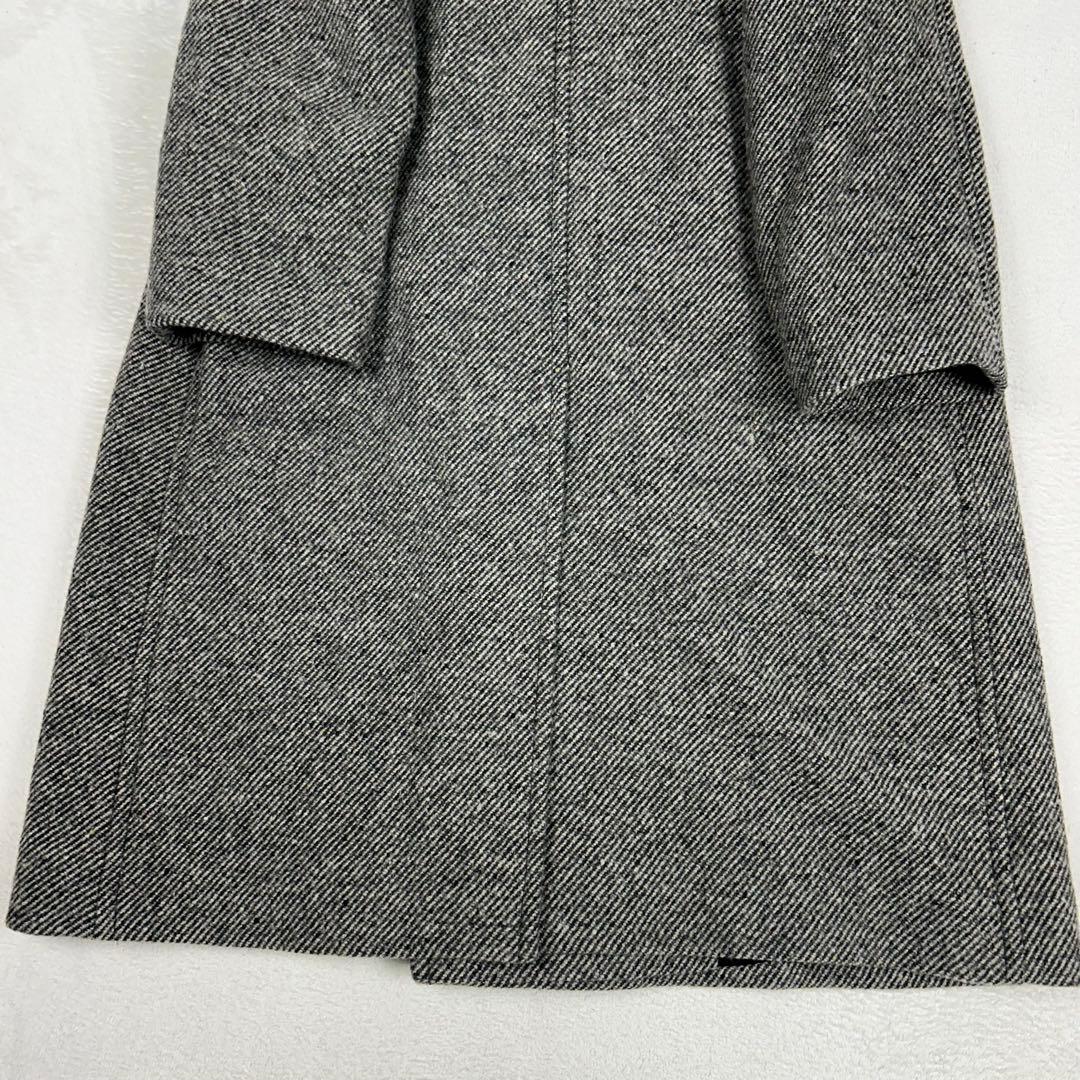 マーガレットハウエル 近年モデルヘリンボーンダブルチェスターコート ユニセックス