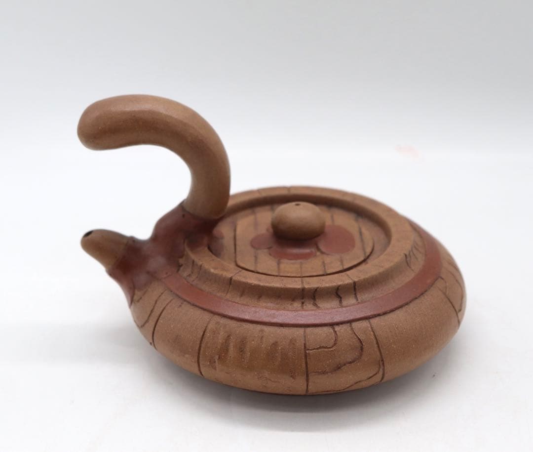 中国　胡月明作　黄泥急須　中国茶器　送料込み0829