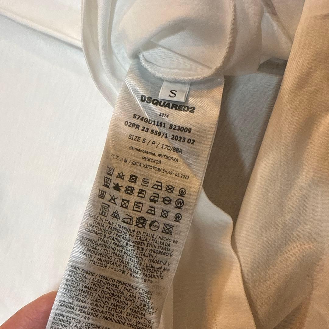 DSQUARED2 ホワイト Tシャツ S