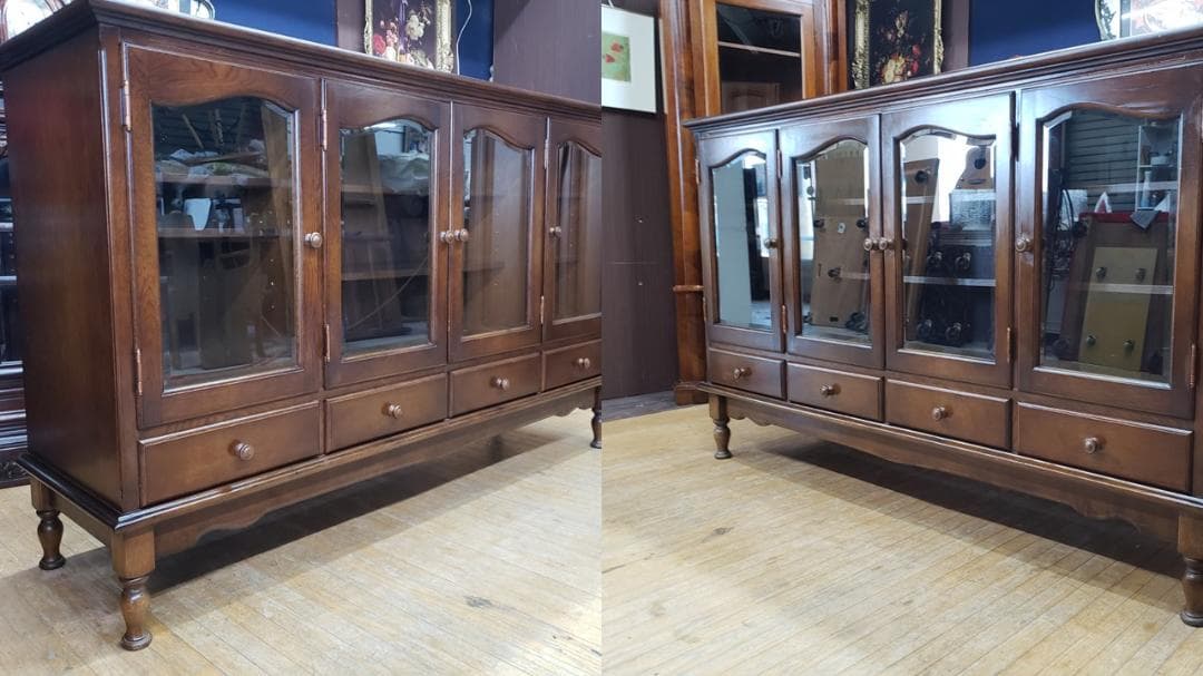 タイラ　K1　飛騨産業　キツツキマーク　脚付き　サイドボード