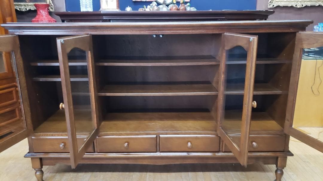 タイラ　K1　飛騨産業　キツツキマーク　脚付き　サイドボード