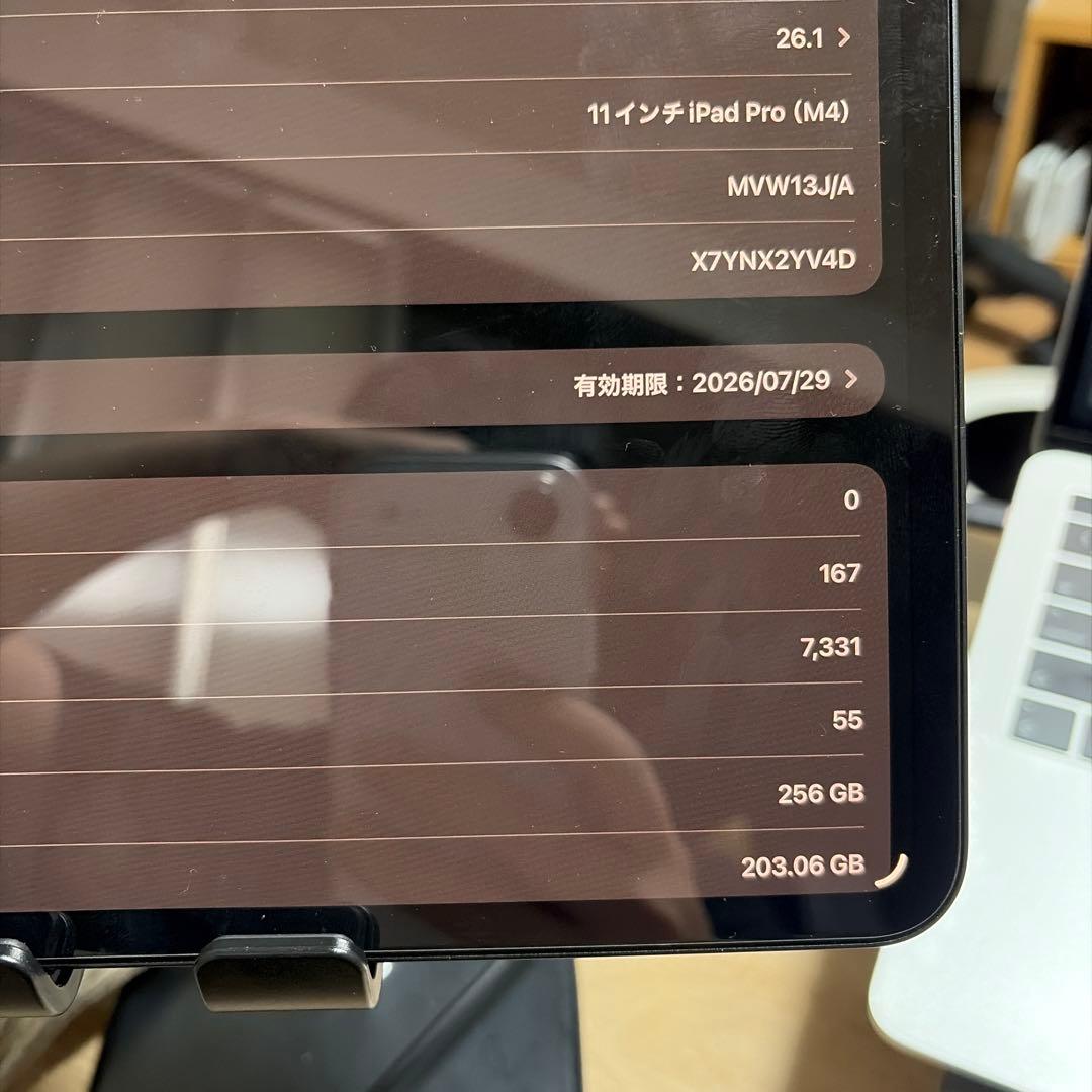 rin　　M4iPadPro 11インチセルラーSIMフリー