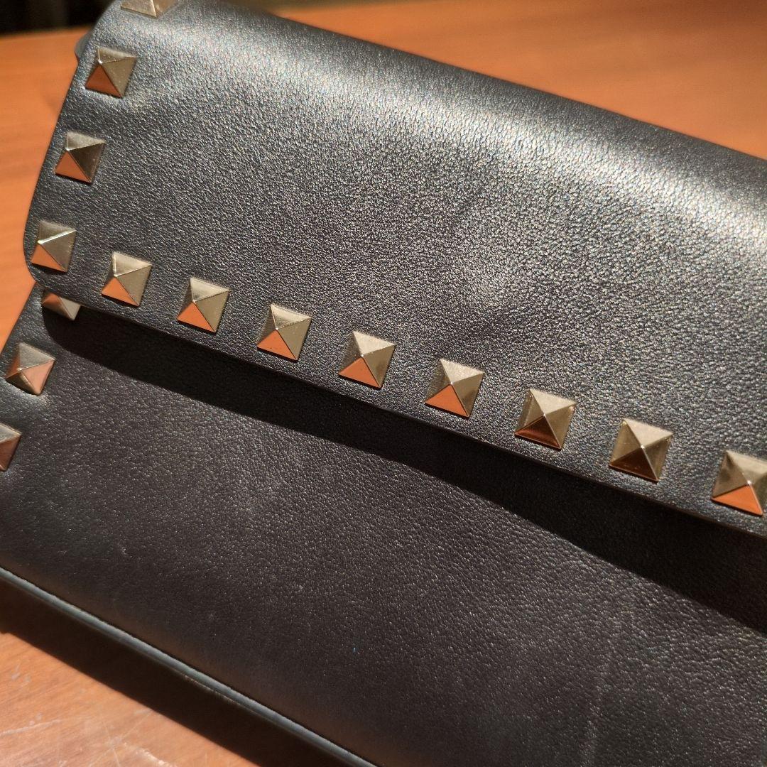 VALENTINO　 スタッズ付きショルダーバッグ