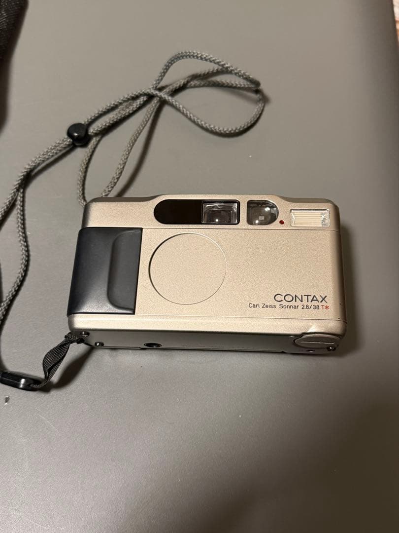 【美品】CONTAX T2 フィルムカメラ ケース付き 動作確認済み