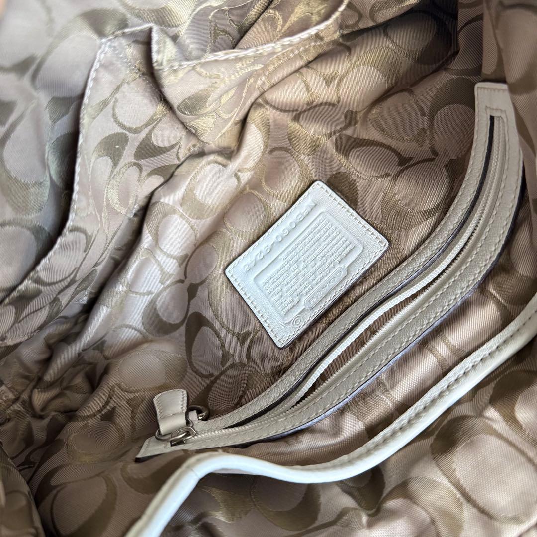 K67希少色✨ コーチ ソーホー ワンショルダー ホーボー シグネチャー