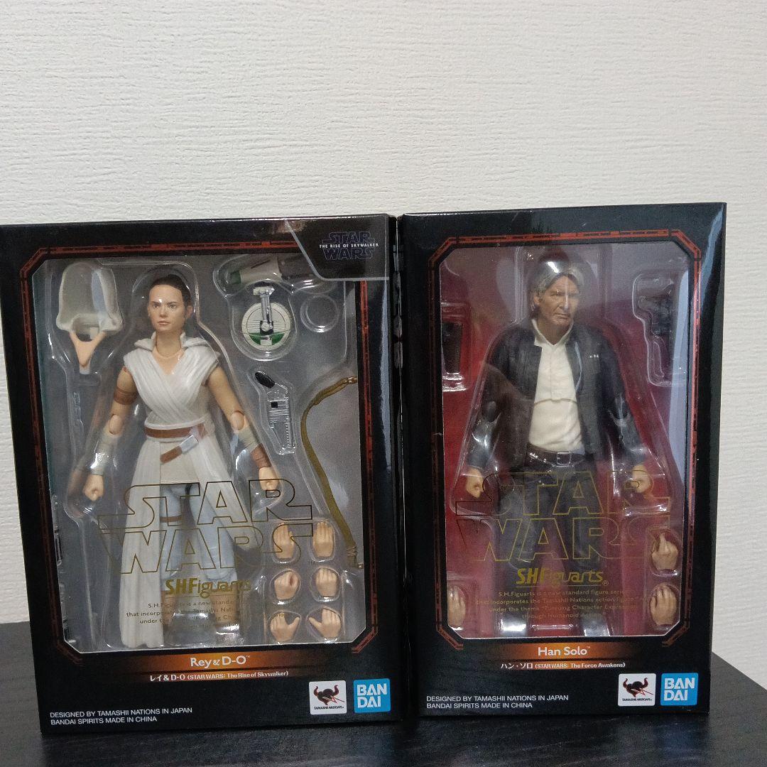 S.H.Figuarts ハン・ソロとレイ（未開封品） スター・ウォーズ