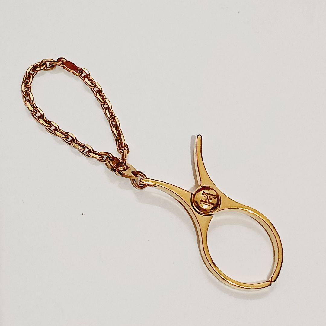 HERMES エルメス フィルー グローブホルダーGP ゴールド 真贋済