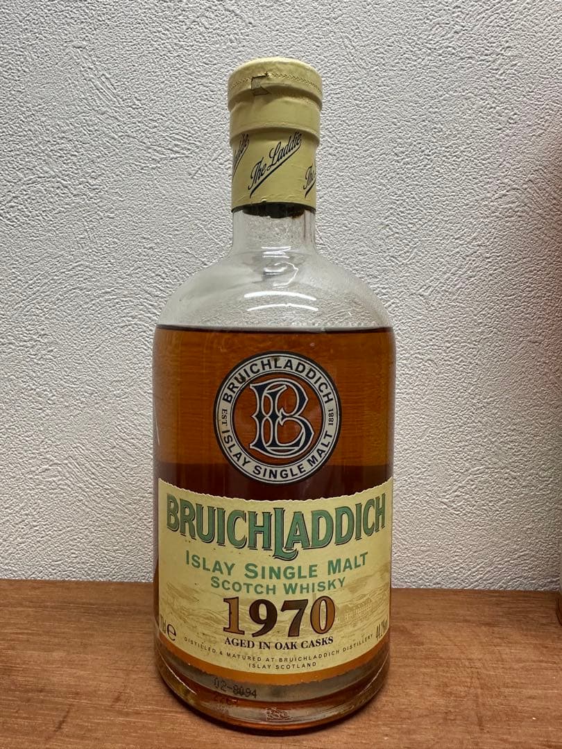 ブリックラディ 1970 アイラ シングルモルト スコッチウイスキー