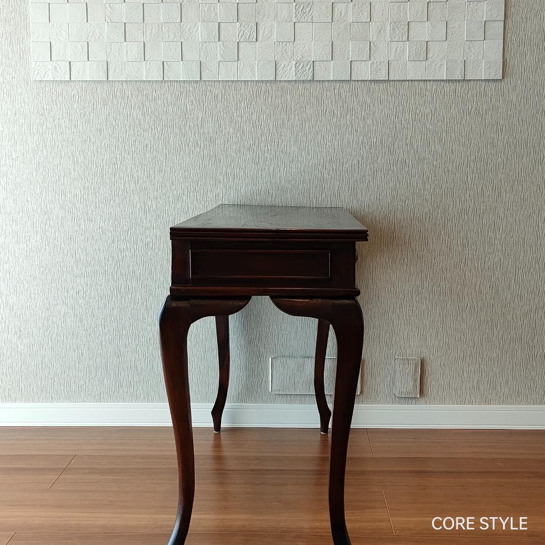 アンティーク　猫脚スクエアテーブル　コンソール　A86