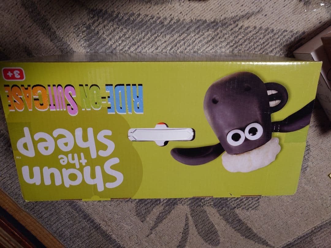 【未使用】ひつじのショーン スーツケース 乗って引っ張れる キャリーケース 旅行