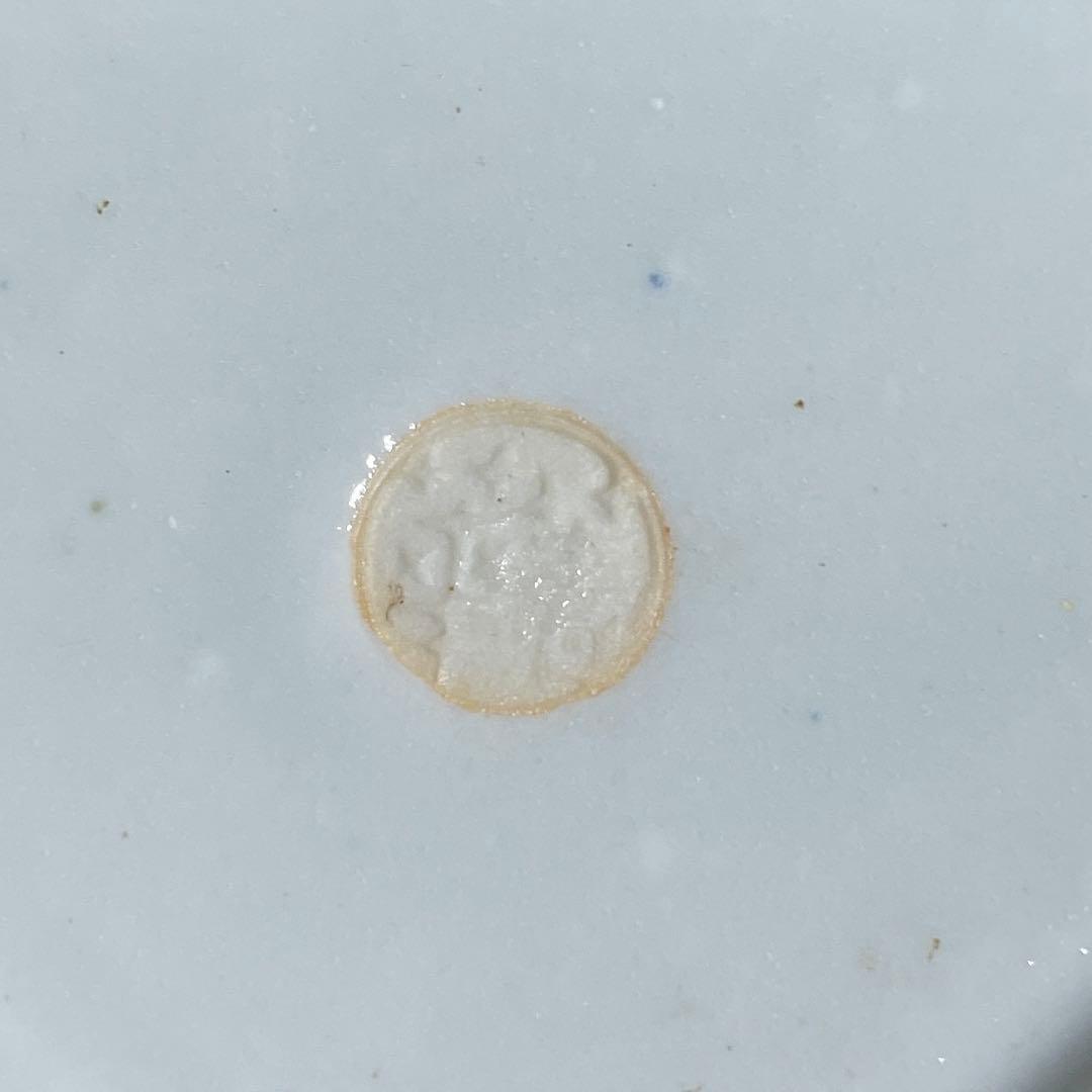 須田菁華　古染付写し扇形皿　箱なし