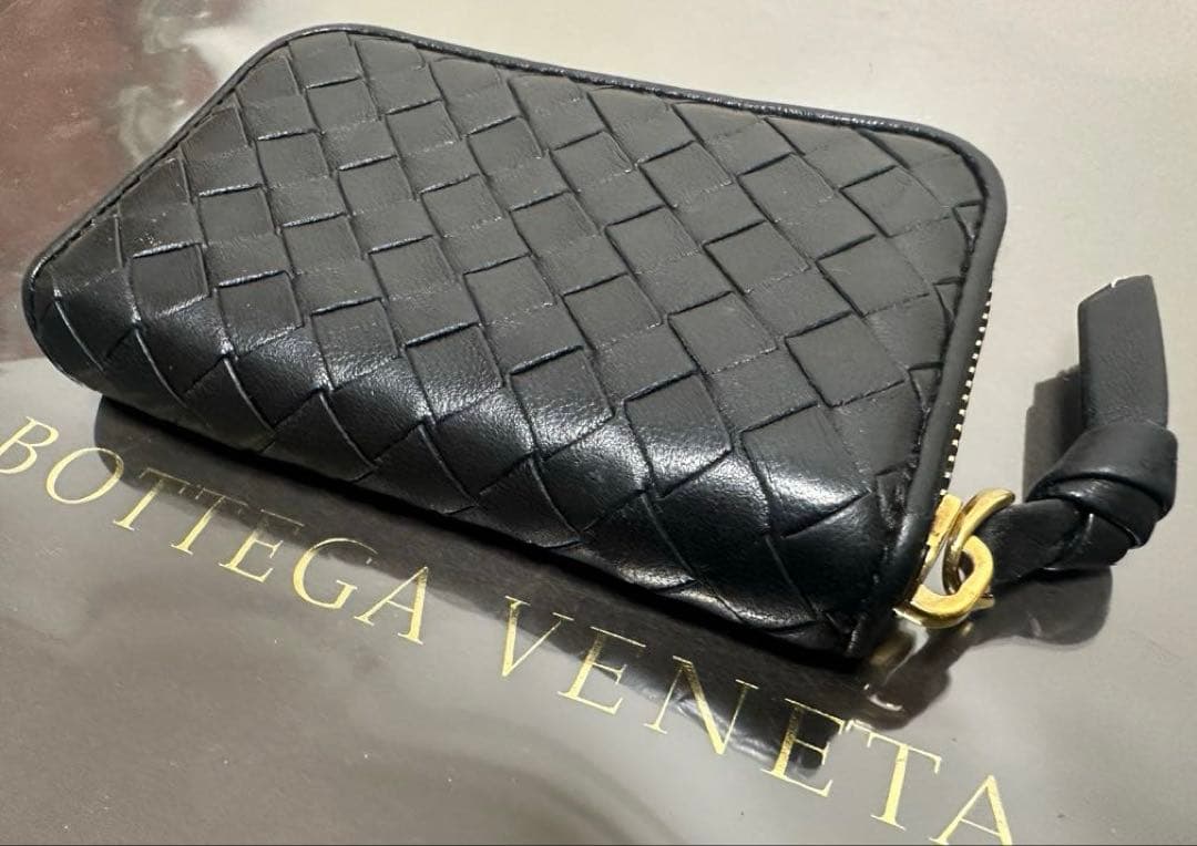★【極美品】ボッテガヴェネタ ケース ラム／ネロブラック／ゴールド✨✨✨3️⃣