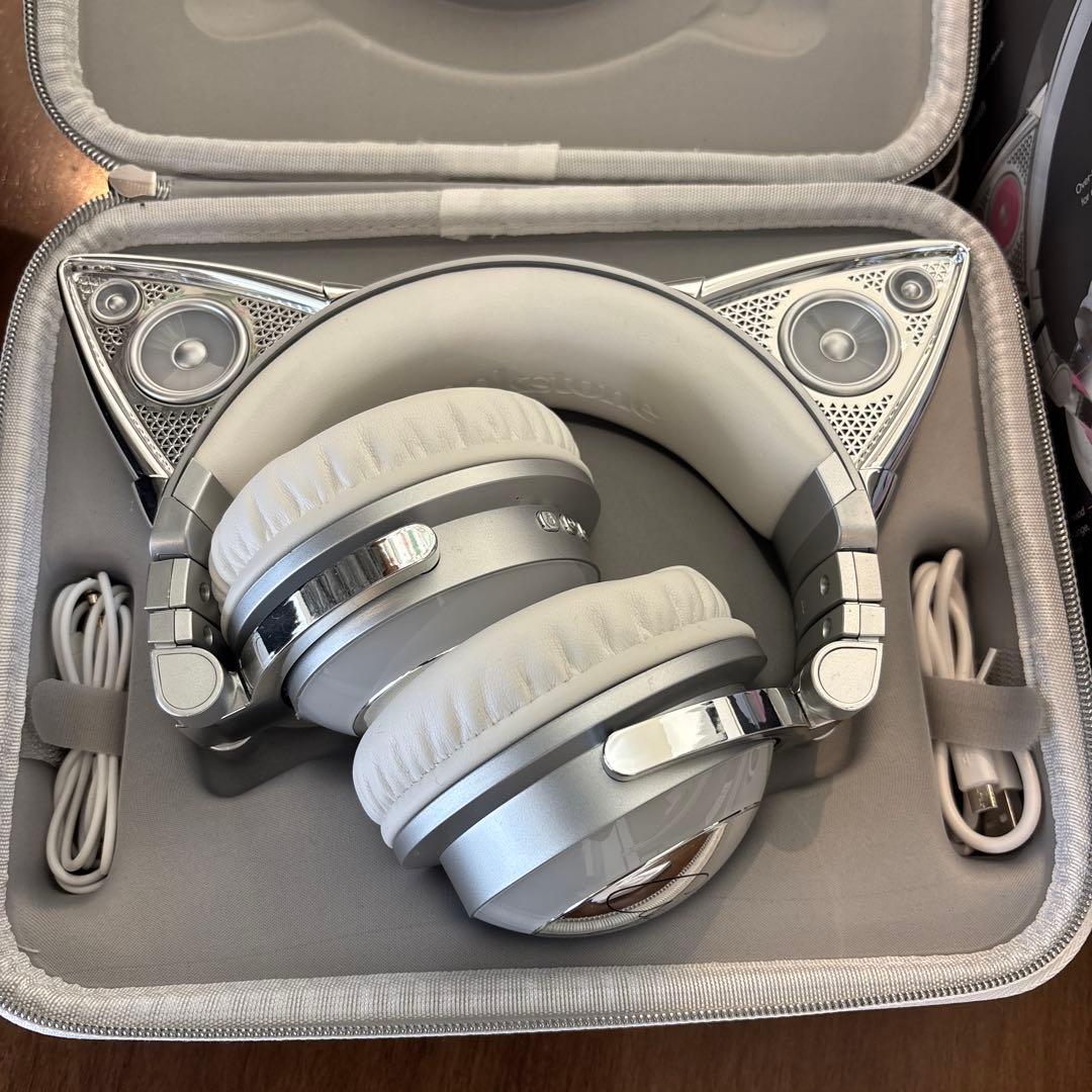 Brookstone アリアナグランデ ワイヤレス 猫耳ヘッドホン