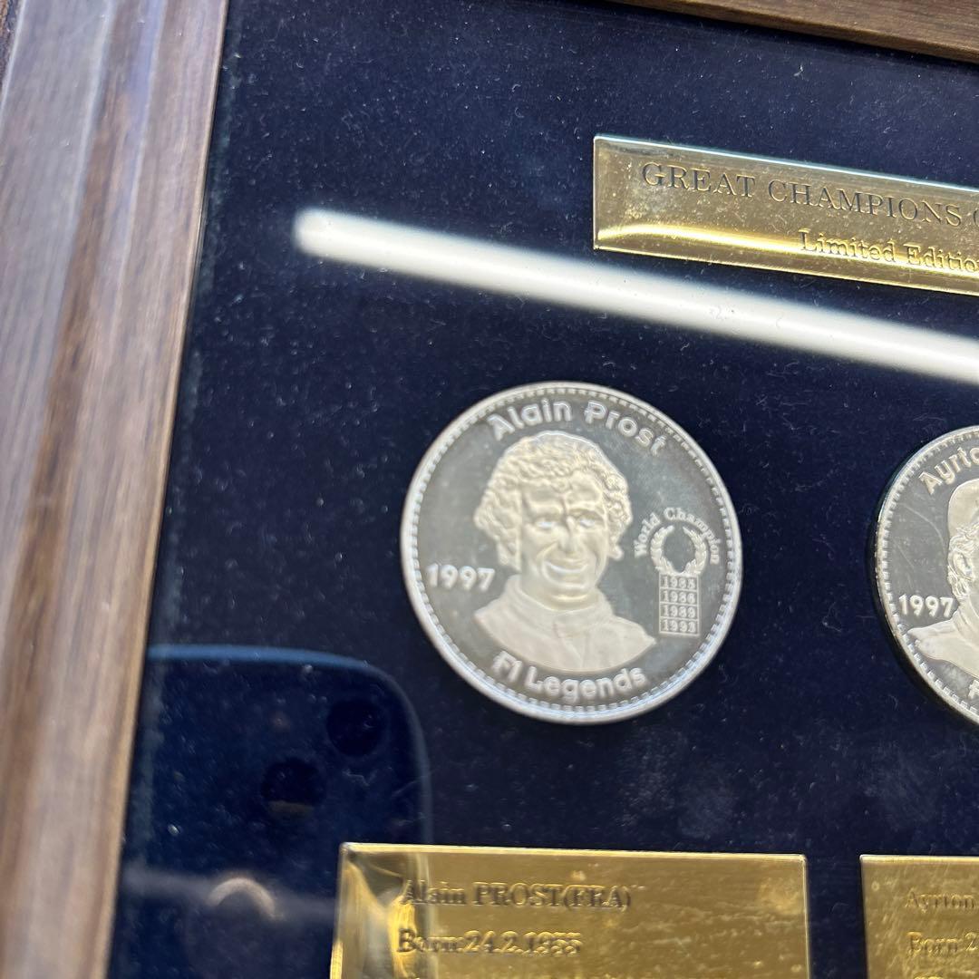 アイルトンセナ/アランプロスト/ミハエルシューマッハ  シルバーメダル 限定品
