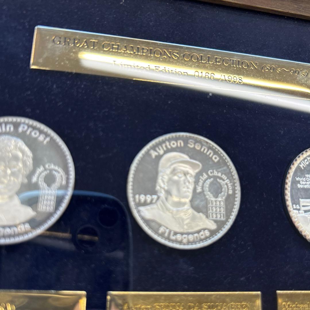 アイルトンセナ/アランプロスト/ミハエルシューマッハ  シルバーメダル 限定品