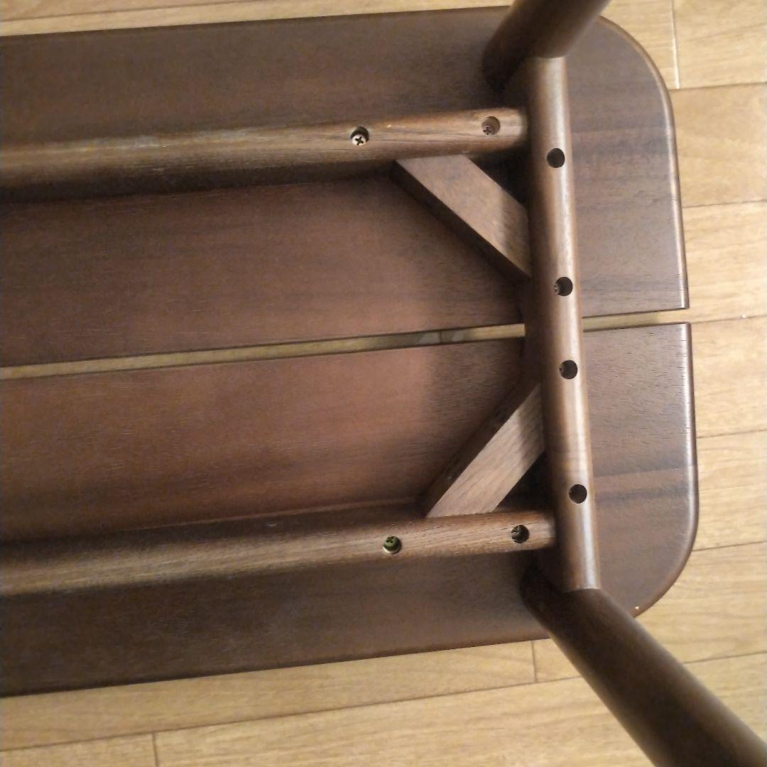 【美品】天然木　カフェベンチ　ブラウン