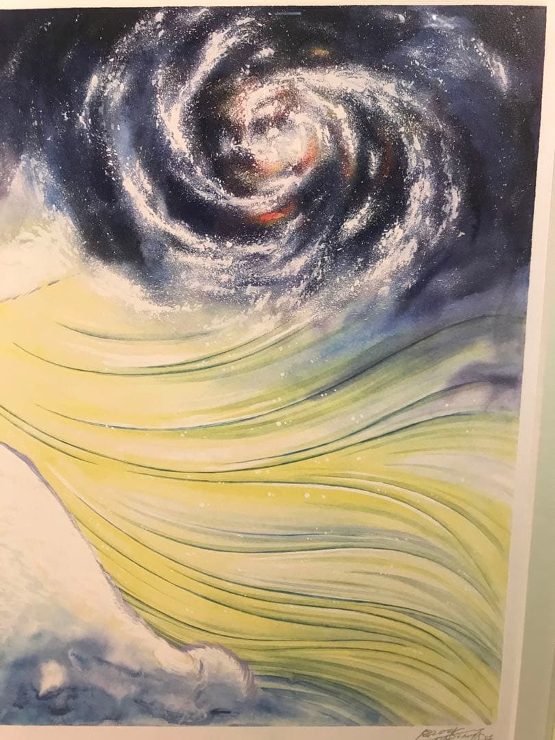 松本零士「メーテルレジェンド」ミクスドメディア　直筆サイン有り・作品保証書無し