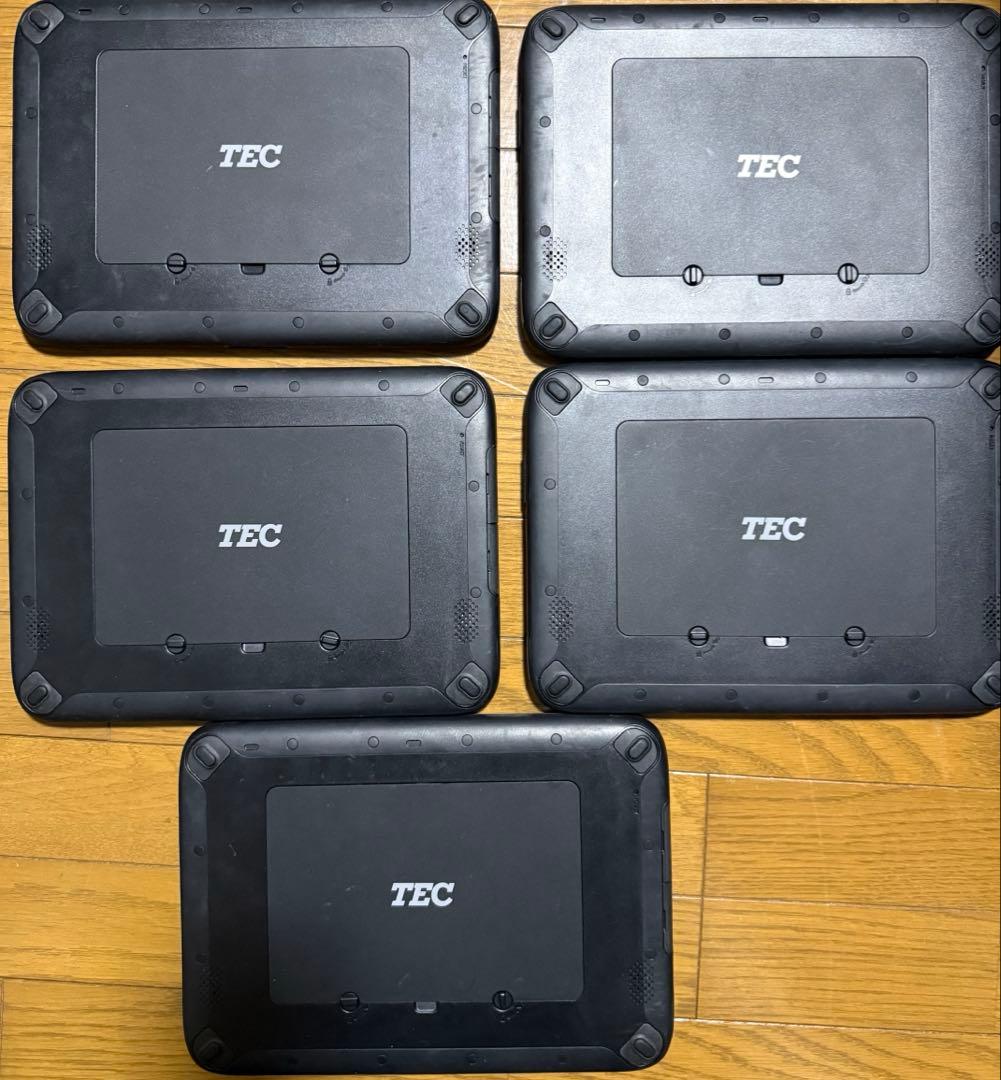 東芝TEC タブレット端末5台セットTBL-200-01-R 　充電器付き店舗用