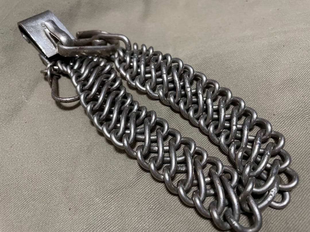 日本陸軍騎兵将校用グルメット 実物 大日本帝国 軍隊 軍服 将校 日本軍 軍刀