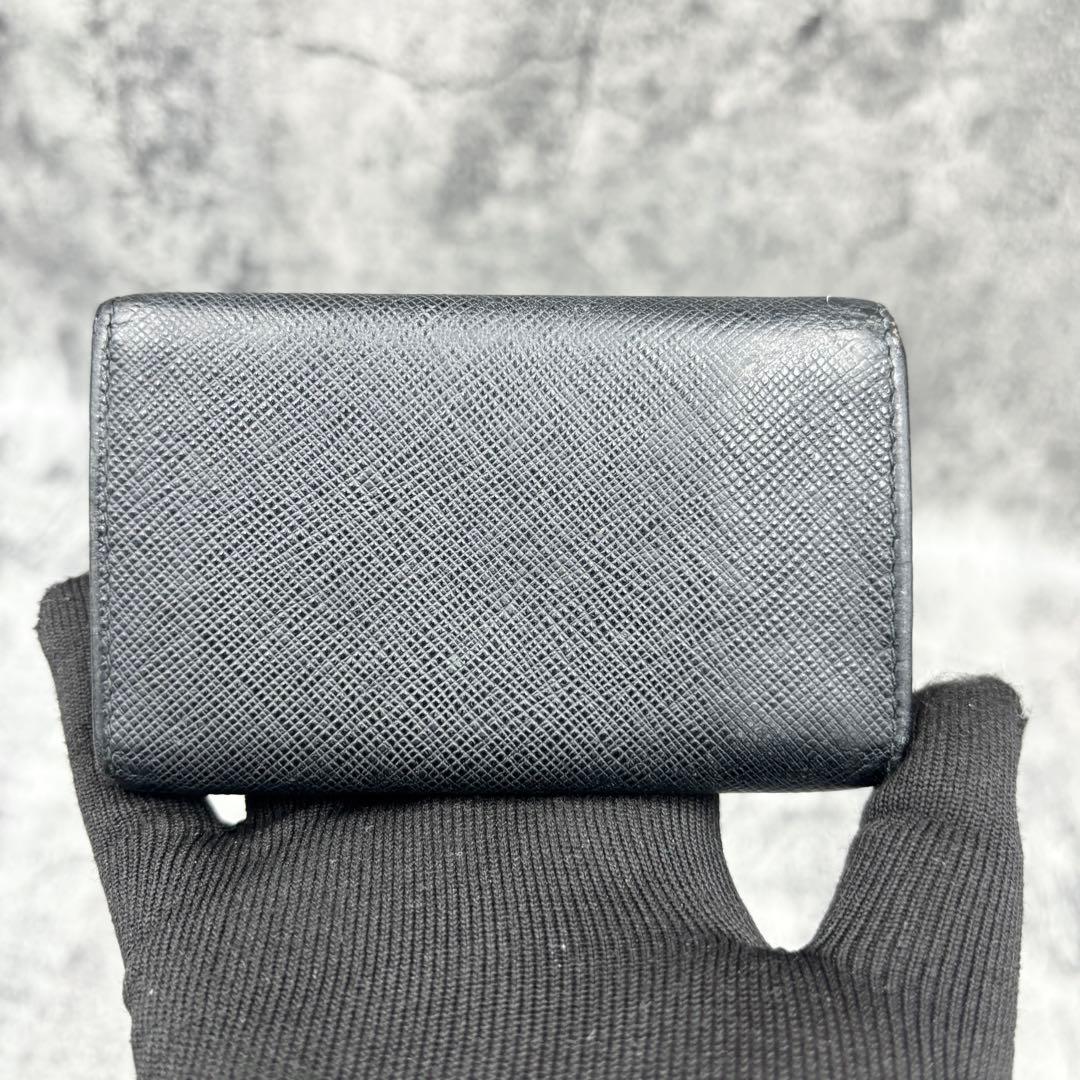 ✨️現行/美品✨️PRADA プラダ キーケース レザー ブラック 4連キーケス