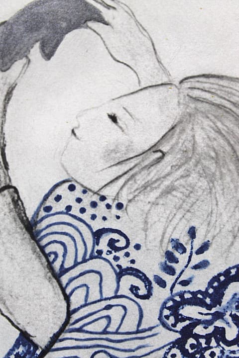 フジ子・ヘミング 【夏の夕】 銅版画